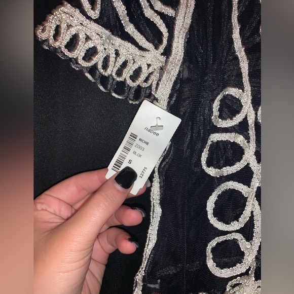 Selling a black cute blouse for women, brand is Michel Fashion size small! - Picture 4 of 4